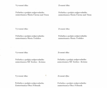 Aktuality / Oznámenie o začatí stavebného konania